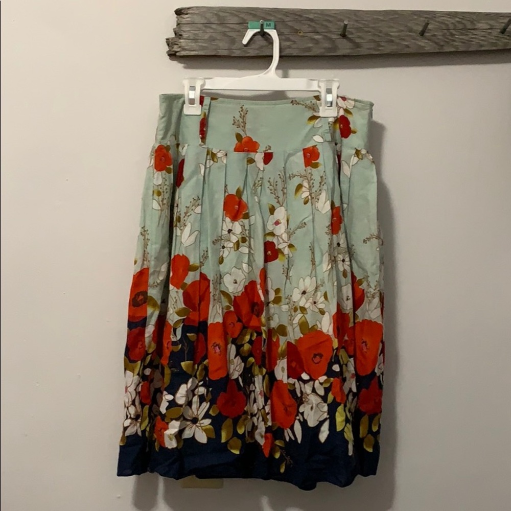 Floral Full Skirt. 100% Cotton